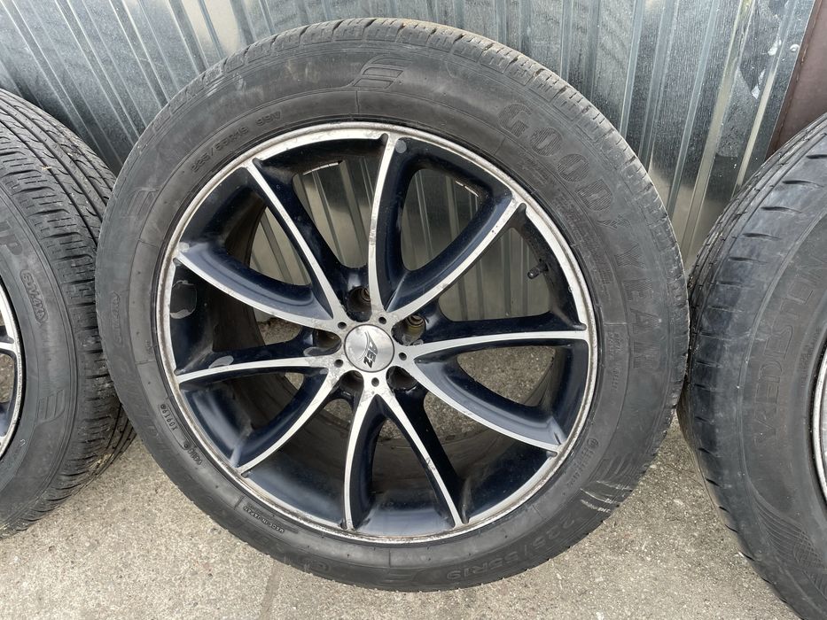 Felgi aluminiowe AEZ z oponami Mercedes 5x112 R19 8J ET35 Oryginalne