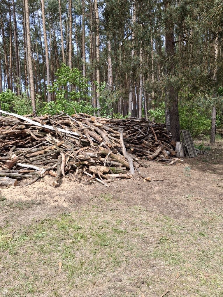 Drewno opałowe gałęziówka