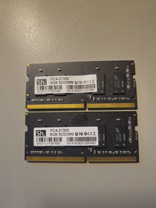 Pamięć RAM 16GB DDR4 (2x8GB) SODIMM 2666Mhz do laptopa