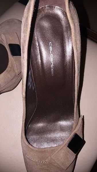 Туфлі нутуральна замша