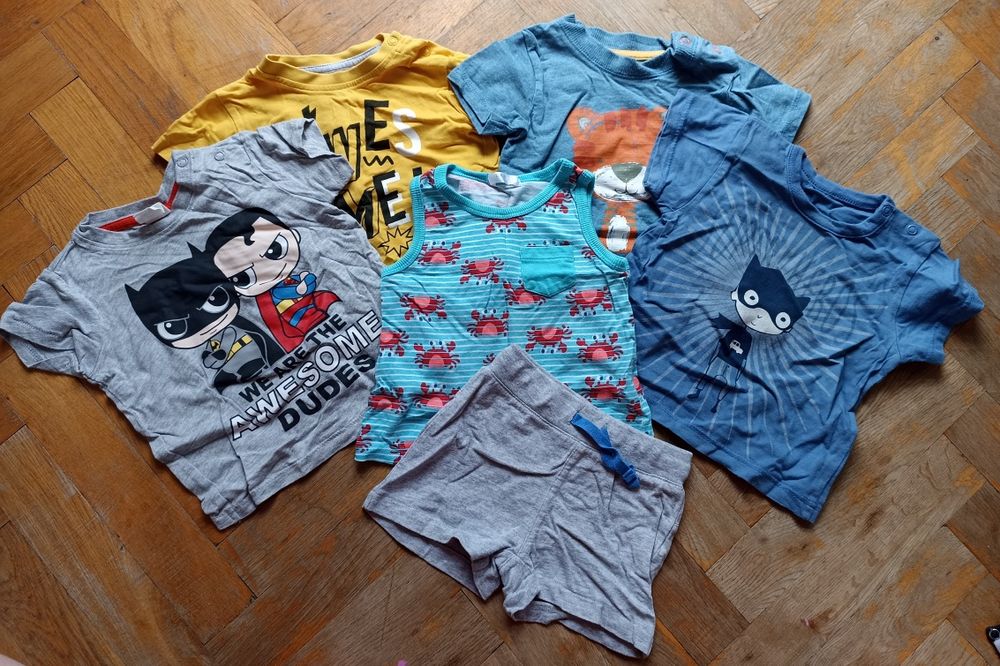 Komplet ubranek dla chłopca 68-74