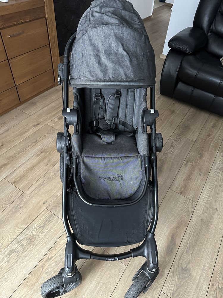 Wózek baby jogger city select z gondolą, spacerowka i fotelikiem