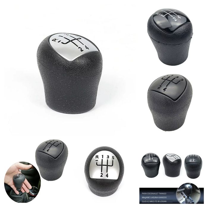 Manete RENAULT alavanca punho mudança Clio Megane Captur Laguna Kangoo