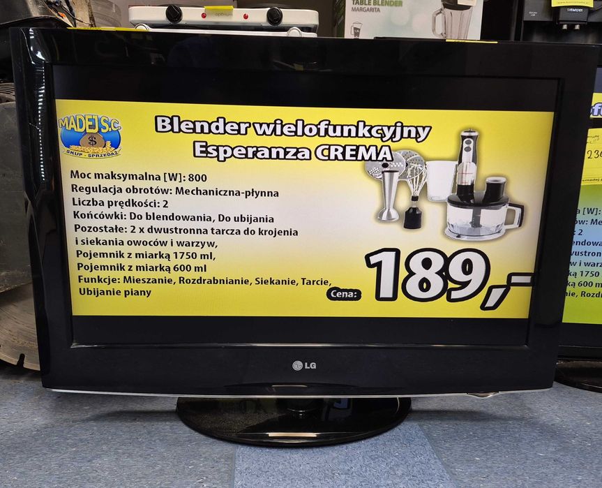 Telewizor LG 32LD420 32"; Komis Jasło Igielna