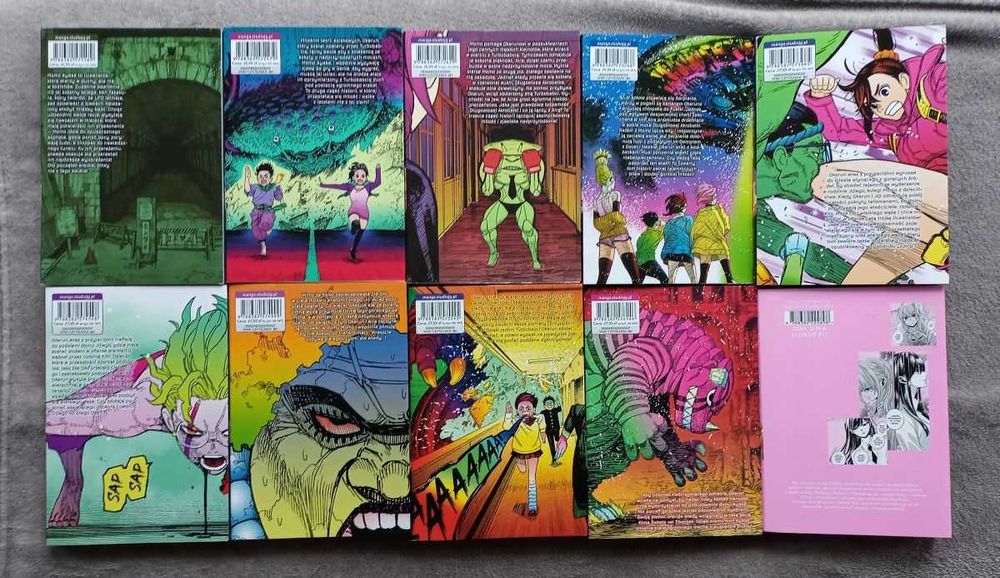 Komiksy Manga - "Dandadan" tomy od 1 do 9 + gratis