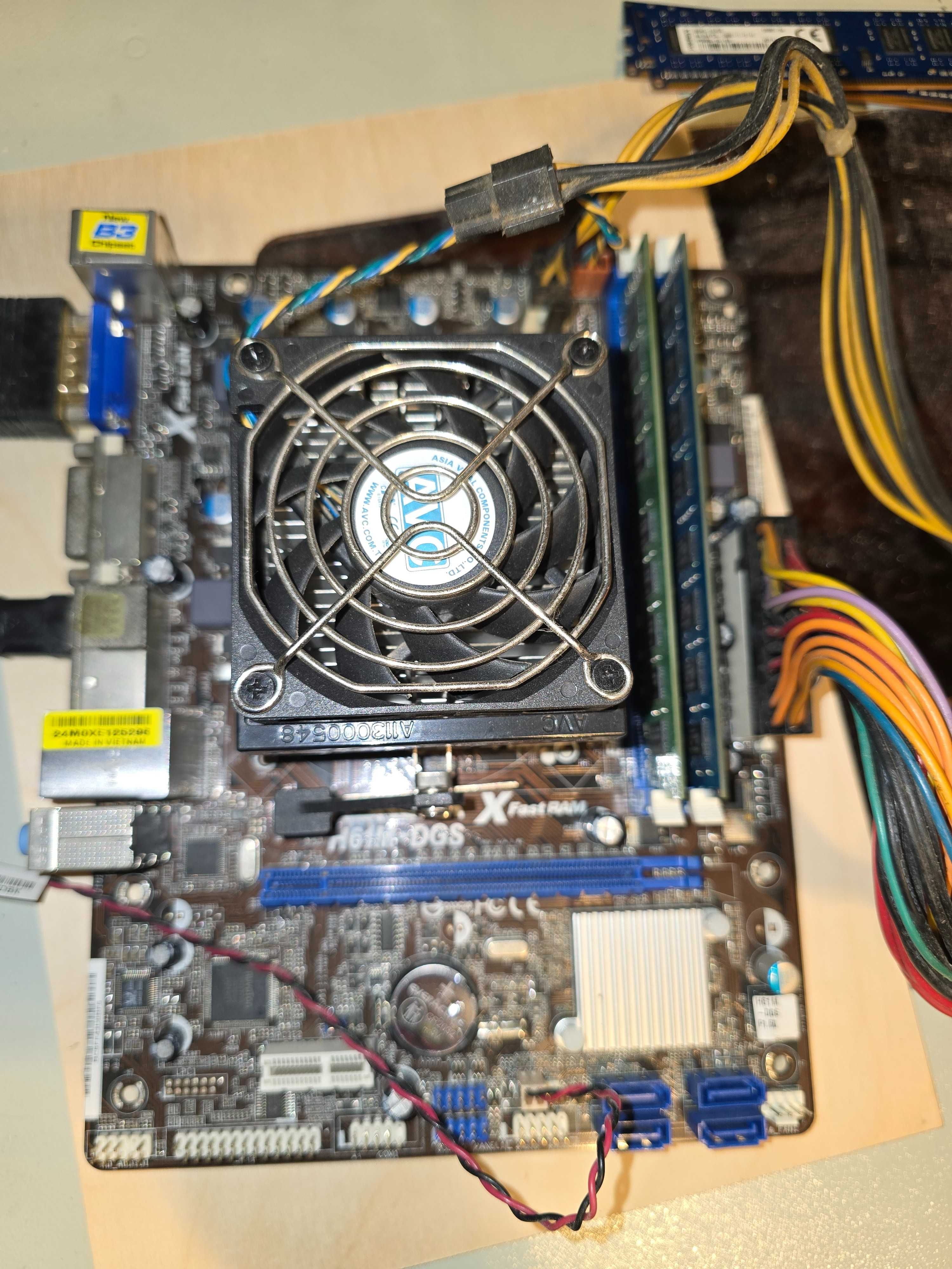 Płyta Asrock H61M-DSG z i3 2120 oraz 8 GB RAM