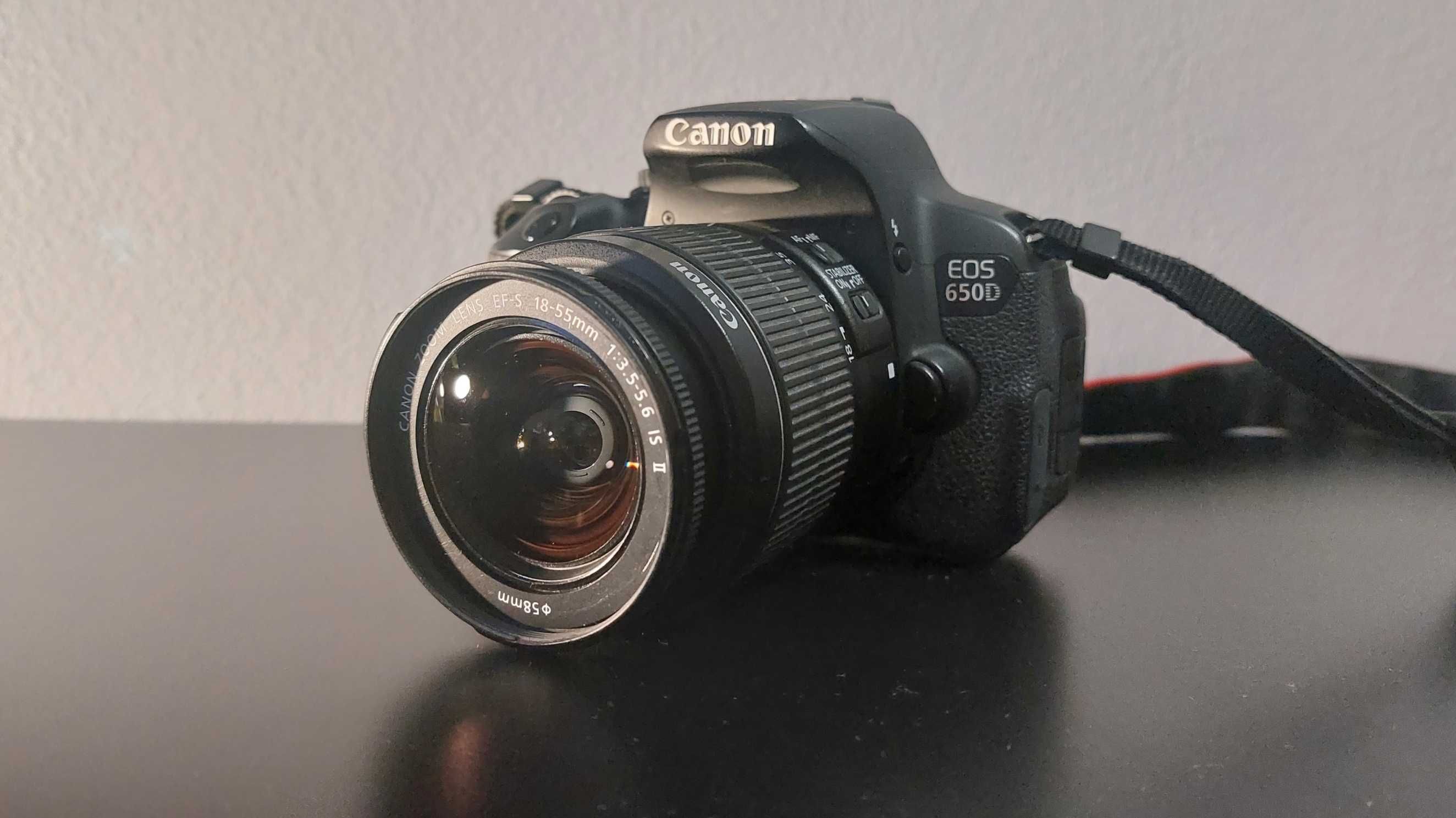 Canon EOS 650D + obiektyw EFS 18-55mm