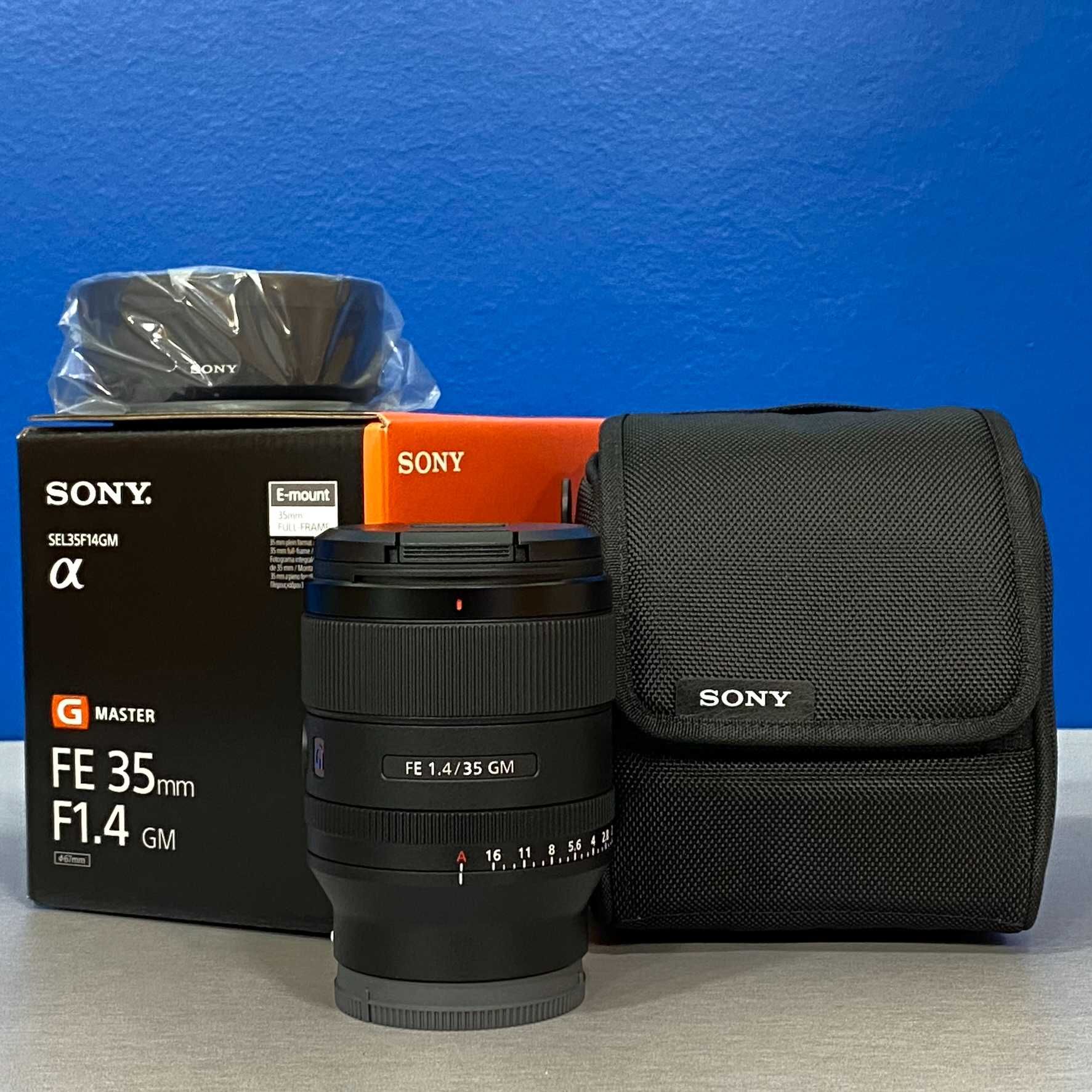 Sony FE 35mm f/1.4 GM (NOVA - 3 ANOS DE GARANTIA)