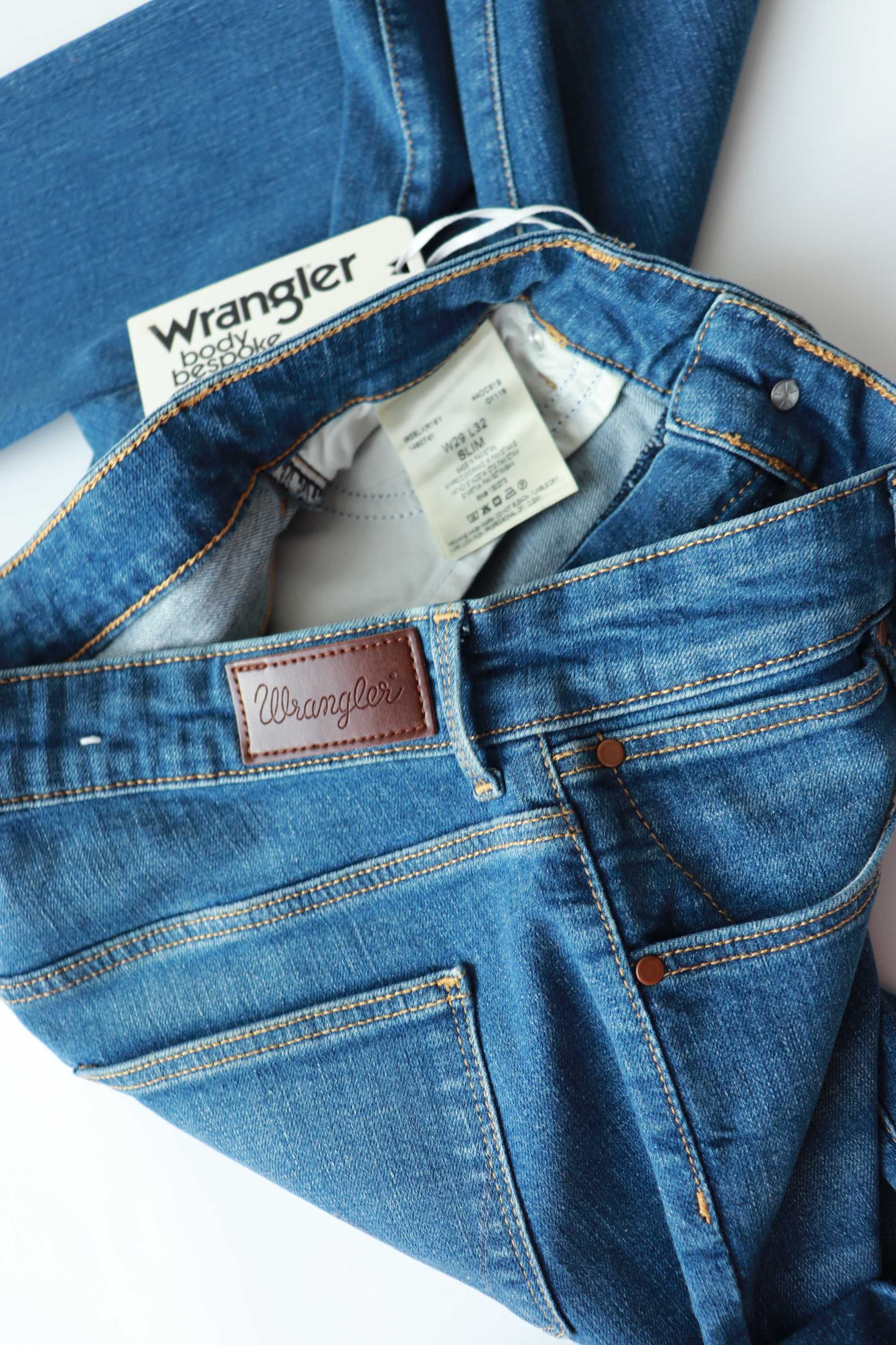 WRANGLER SLIM W29 L32 damskie spodnie jeansy nowe slim fit