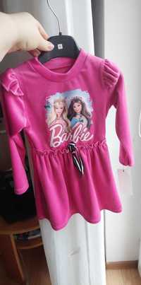 Sukienka dla dziewczynki barbie r. 92-98