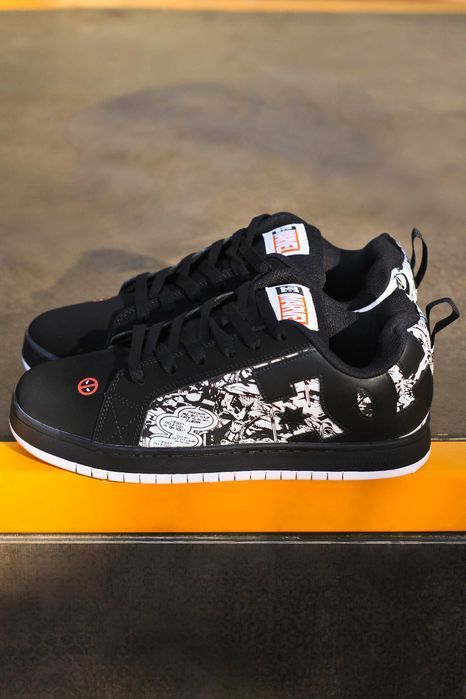 !SALE! DC Shoes Court Graffik Marvel Black/White 40 41 42 43 44 45 дс