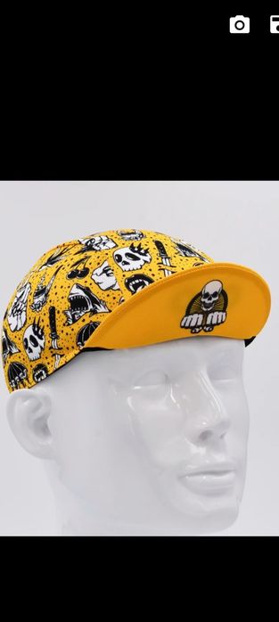 Czapki kolarskie z daszkiem