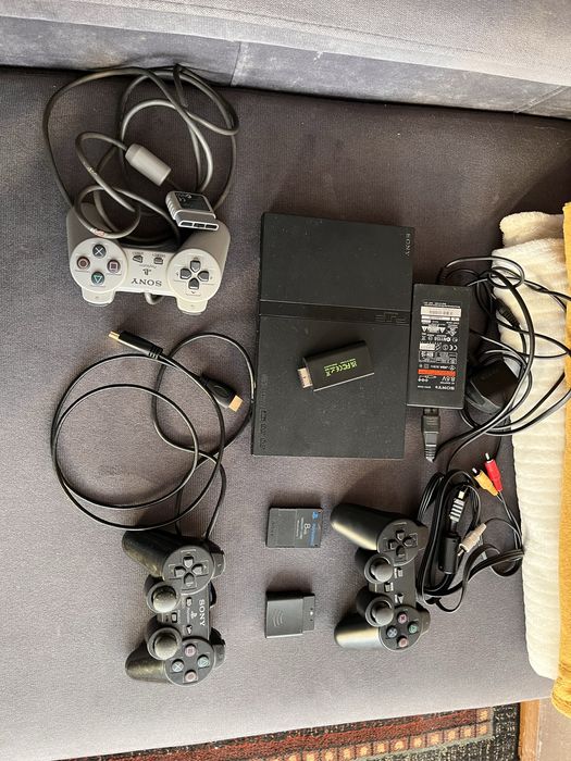 Ps2 slim+10 gier+ mata taneczna