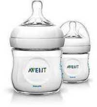 2 x BUTELKA AVENT NATURAL DO KARMIENIA 125ml 0m+ 2x smoczek 0m+