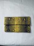 Pochette imitação cobra