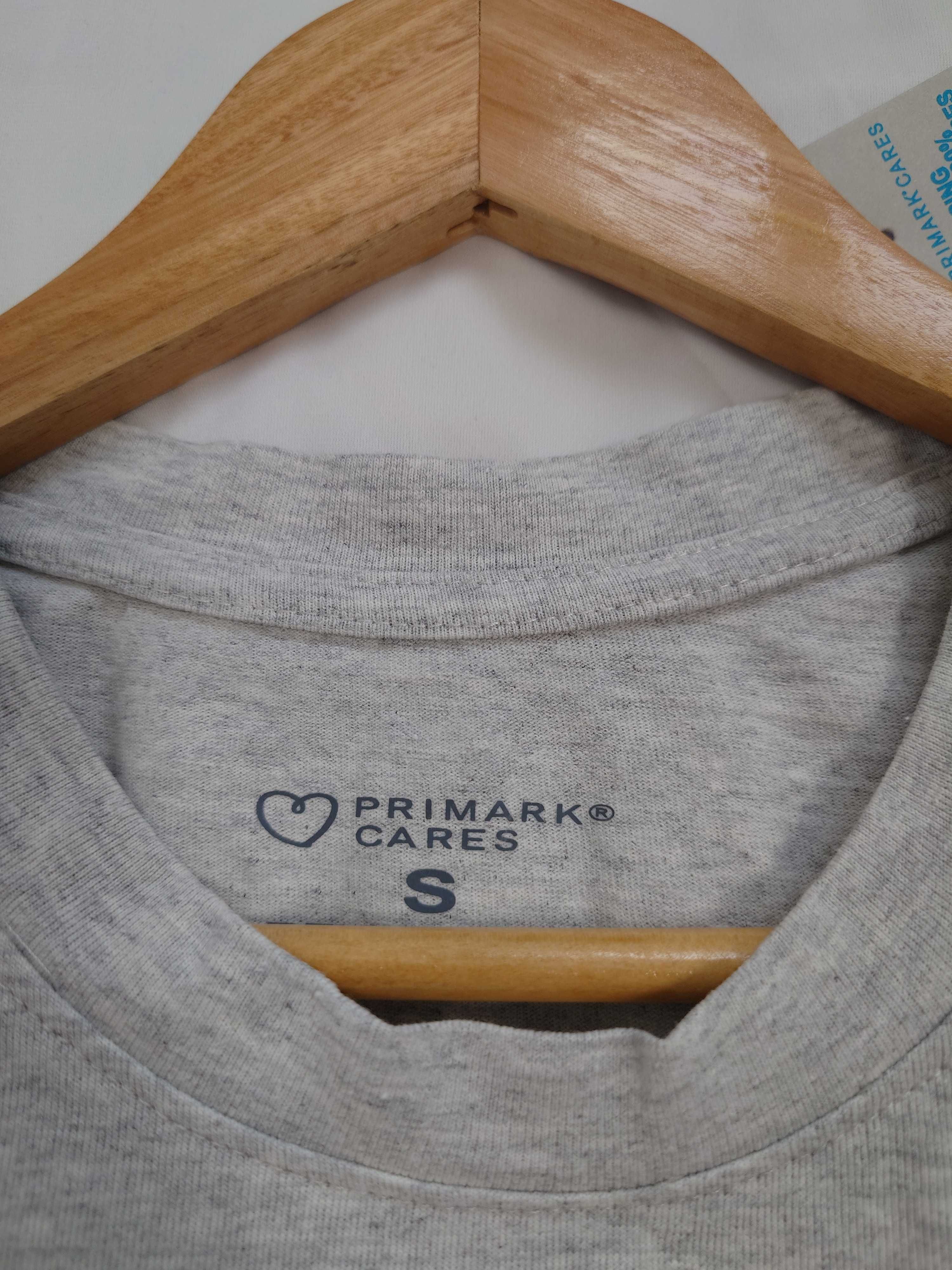 Męska szara koszulka z grubszego materiału Primark S