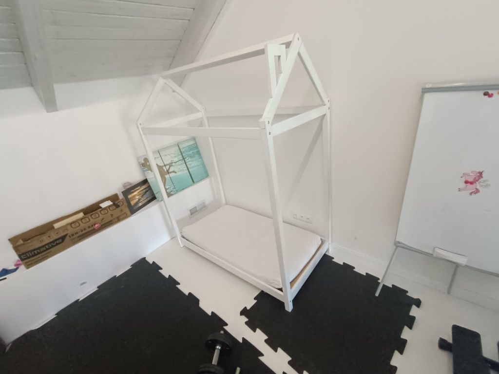 Łóżko dziecięce domek 140x70