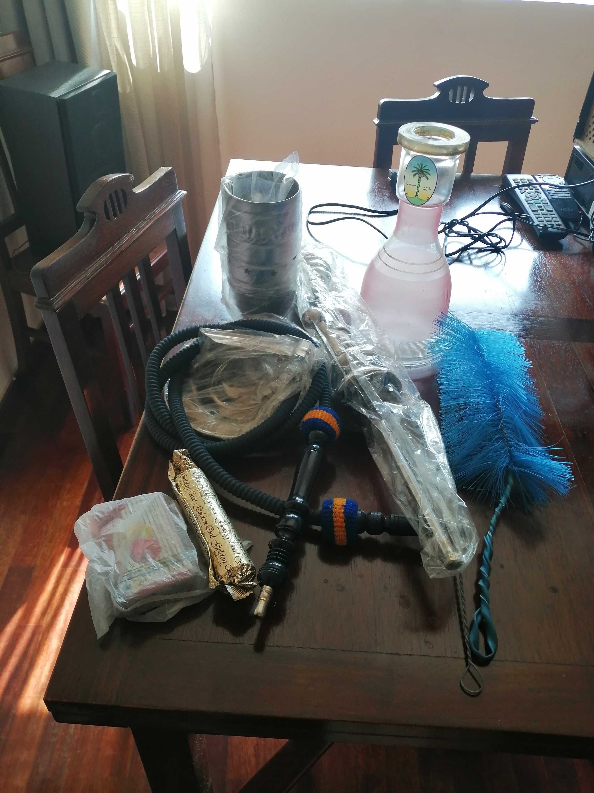 cachimbo de água, novo, a estrear