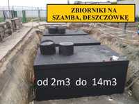 Szambo 4m3 Szamba betonowe zbiorniki zbiornik na deszczówkę 6 8 10 12