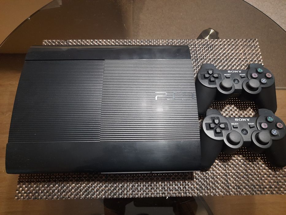 PS3 Super Slim 500gb +45 игр Gta 5, San Andreas/Mortal/God of War/Fifa