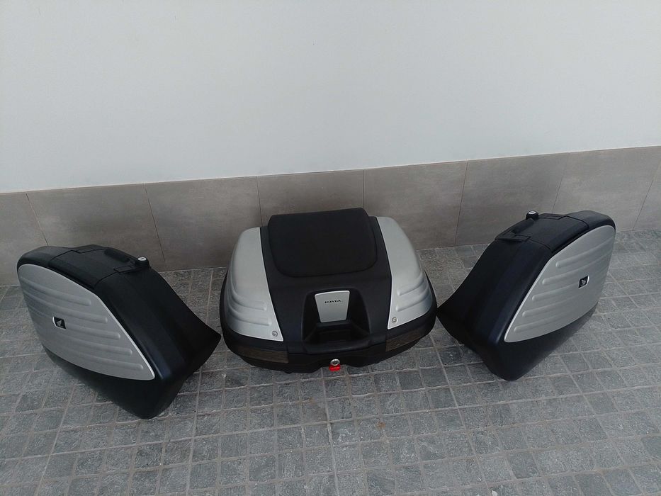 Topcase e malas laterais originais Honda