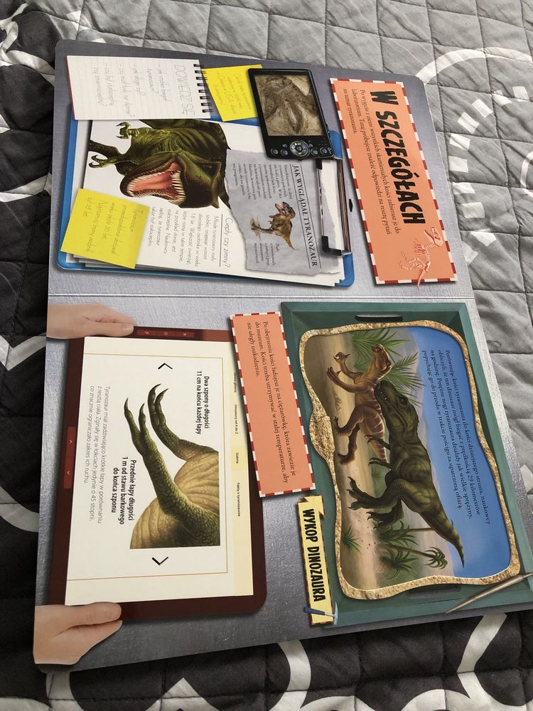 Ksiązka dla dzieci Wykop Dinozaura Tyranozaur
