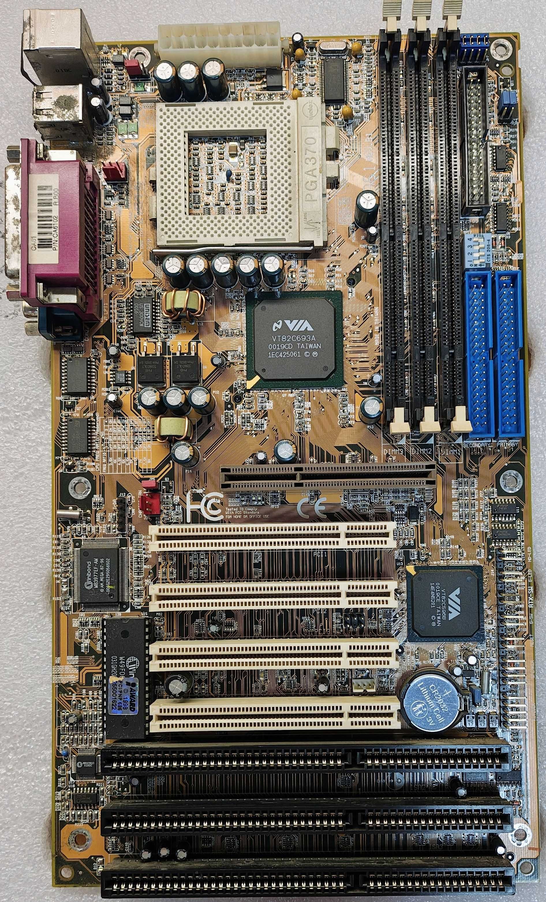 Płyta główna DFI CA61 Rev. B1 Socket 370 PGA370 Stan BDB Retro