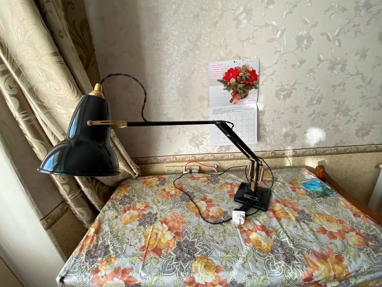 Лампа настольная Anglepoise Original 1227 Brass Desk Lamp Deep Slate