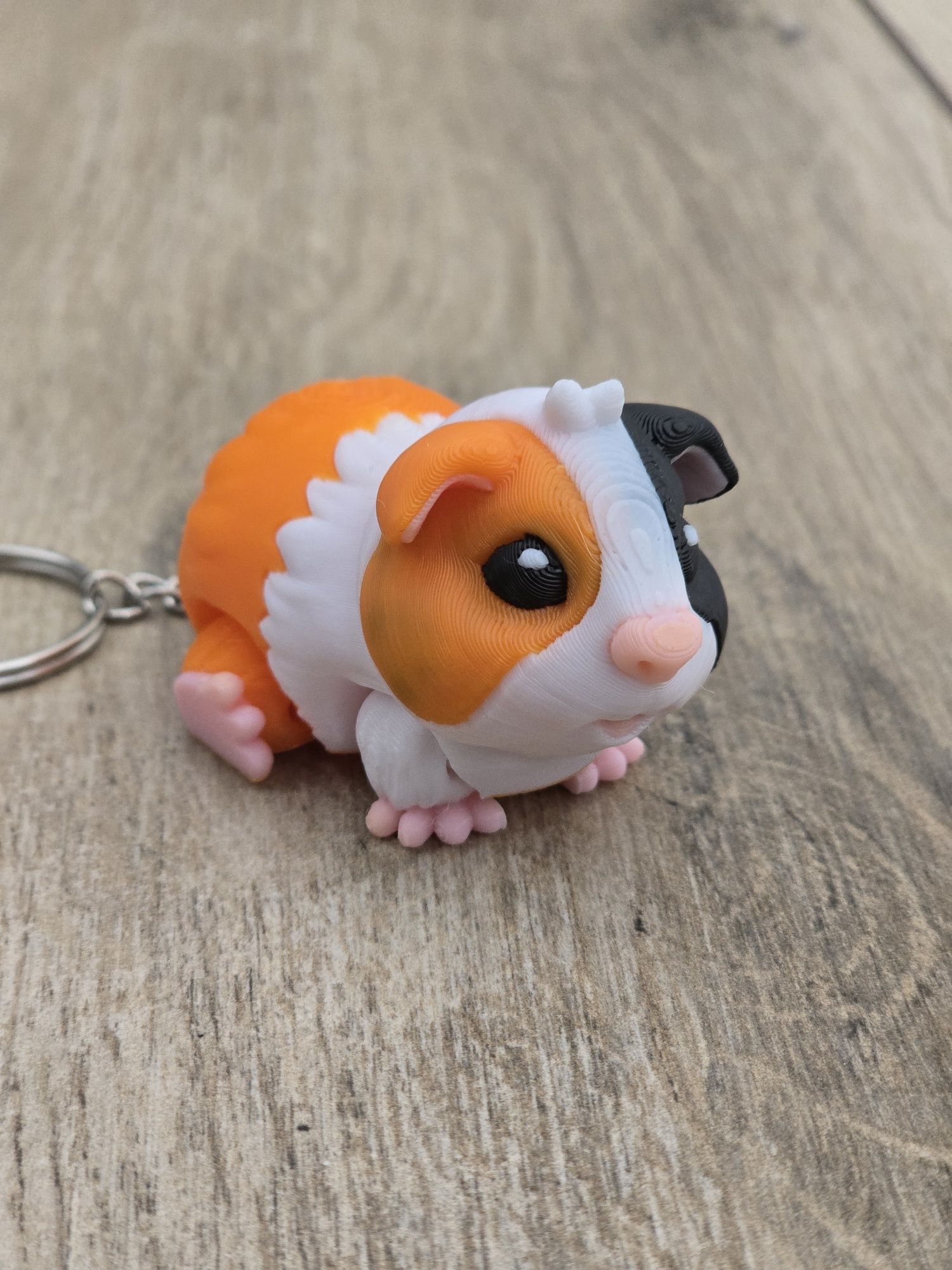 Breloczek Świnka Morska 3D - Brelok Druk3d fidget Keychain mixGadzet