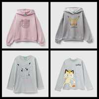 Camisola Pokemon Meowth Jigglypuff Pikachu (novas)