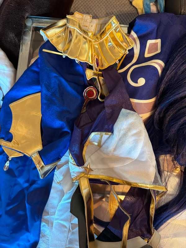 Lardoo Candace cosplay Genshin Impact S kostium i wig