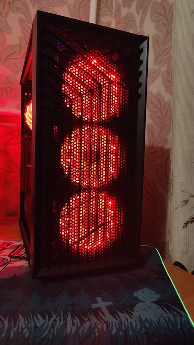 Игровой ПК QUBE/АМ4 сокет/RX 6600 8gb/R5 4500/16 OZU/SSD+HDD