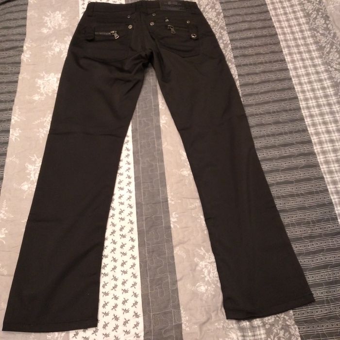 Spodnie męskie eleganckie atłas