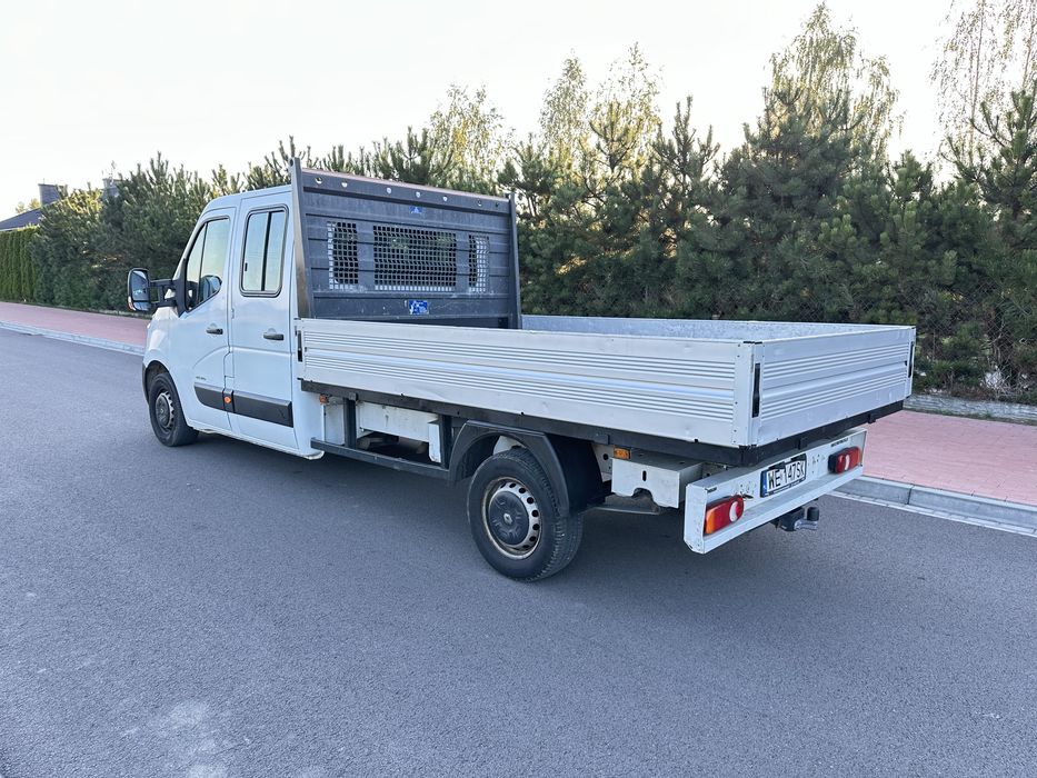 Renault master DOKA 7 osób rama laweta skrzynia 2018 rok KLIMA PL salo