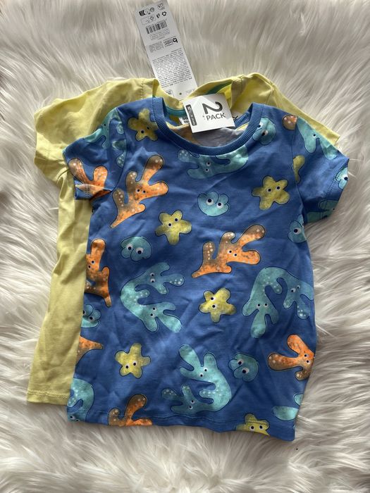 Dwupak koszulek r 92