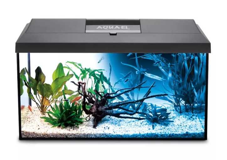 Zestaw akwariowy Aquael Leddy 54L Day&Night czarny/biały