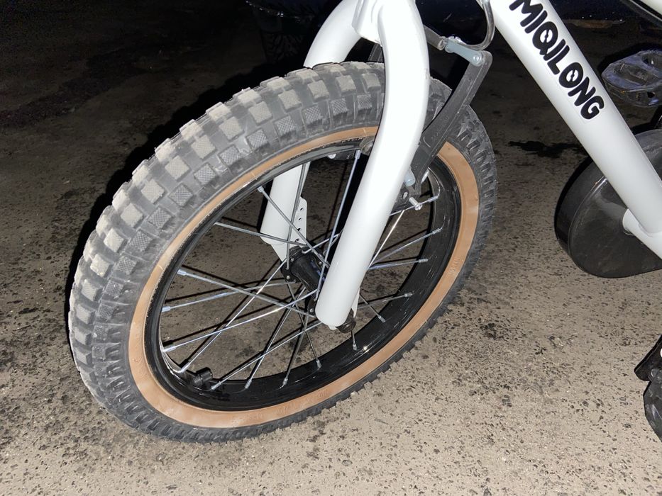 Детский велосипед Miqilong ST 16" Серебристый