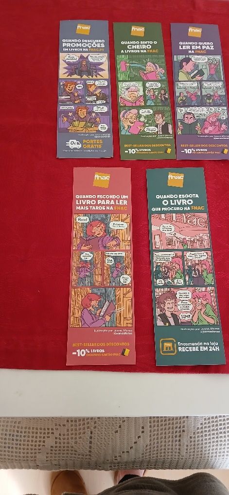 Marcadores de livros, Fnac