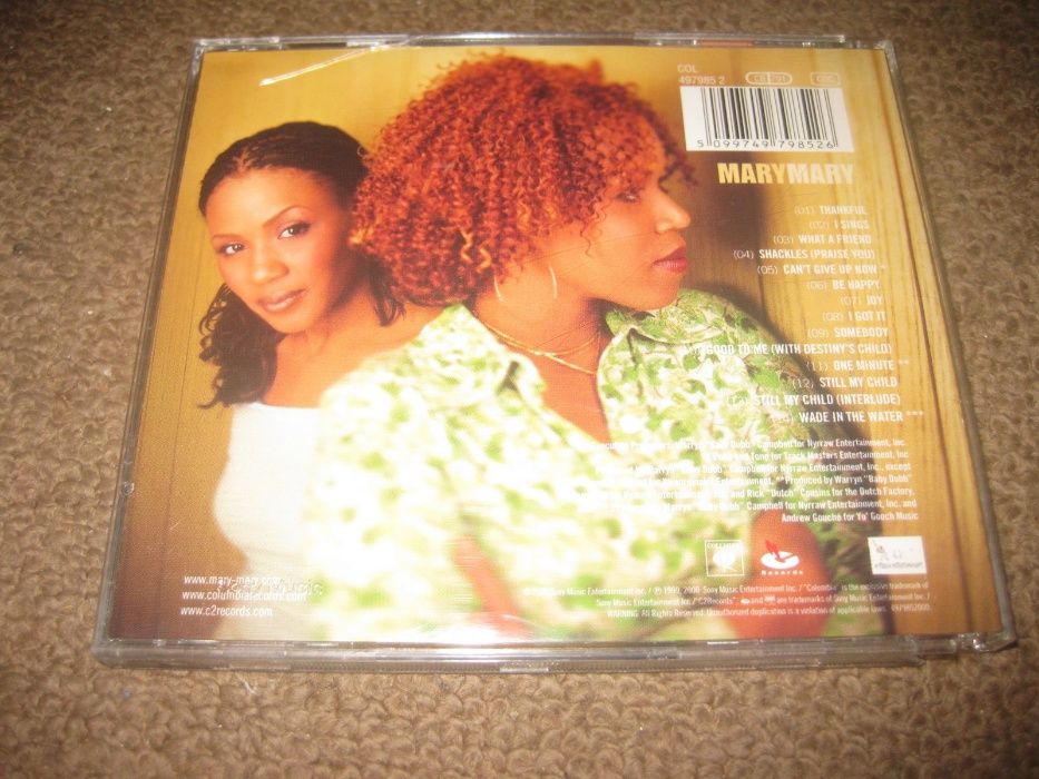 CD de Mary Mary "Thankful" Portes Grátis