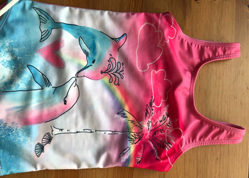 Strój kąpielowy R.122-128 ( 6-8 lat) OLAIAN, Decathlon-surfingowy