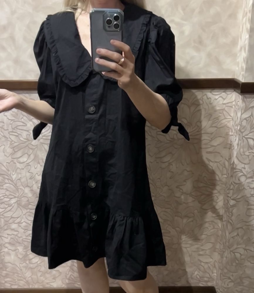 Чорне плаття boohoo