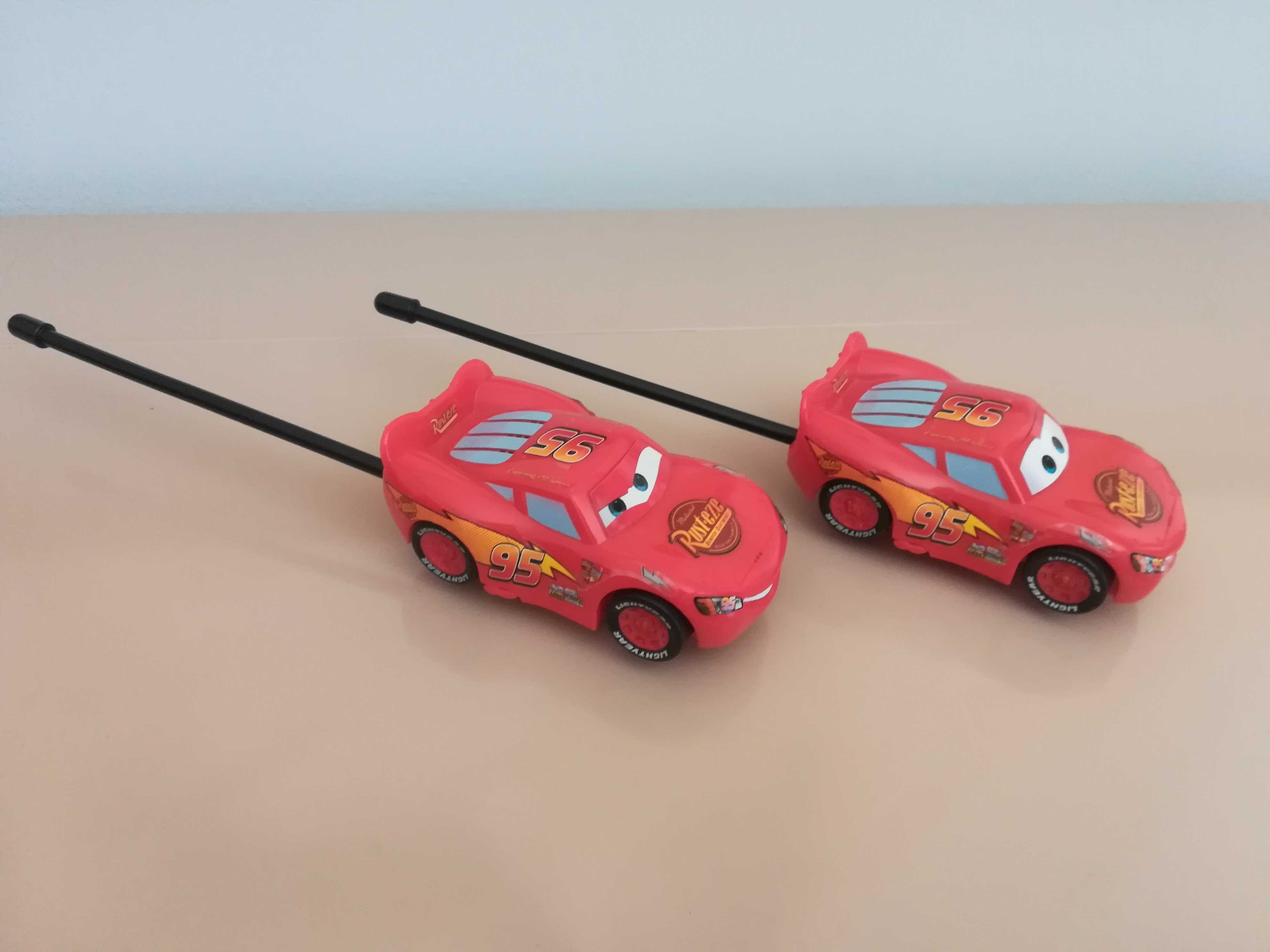 Rádios walkie talkie para criança - Cars Pixar