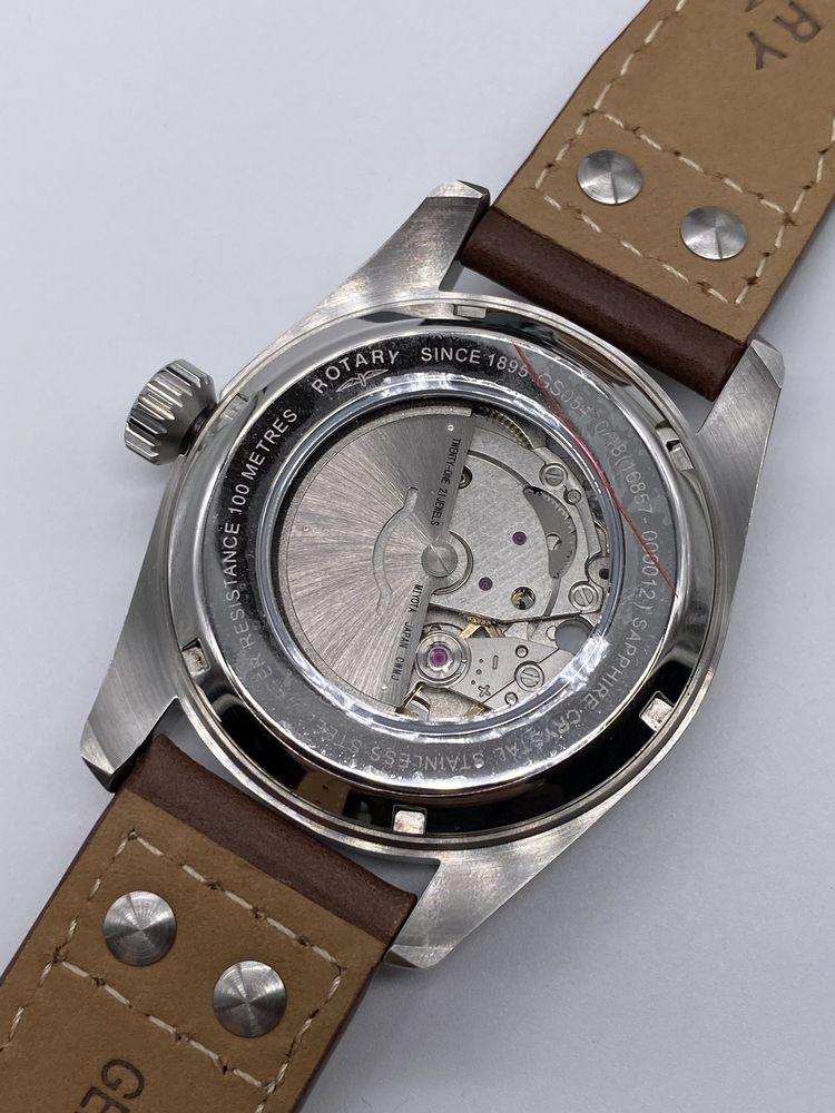 Zegarek męski Rotary GS05470/18 Automat Automatic Srebrny Nowy Prezent