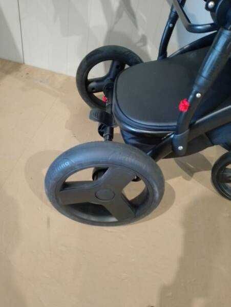 [OUTLET] Coto Baby Quara Wózek Głęboko-Spacerowy 2w1 50 Black Gold Eco