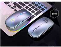 Myszka bezprzewodowa Mobilari M444015 sensor optyczny RGB ładowana