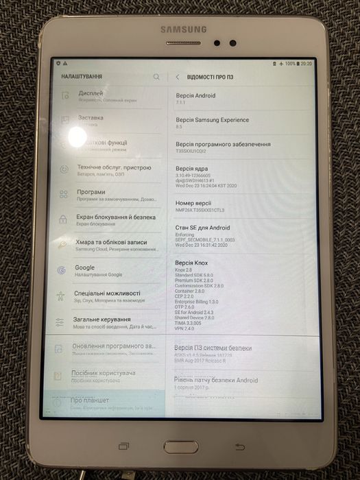 Samsung Tab A LTE SM-T355 16gb White смартфон з великим екраном