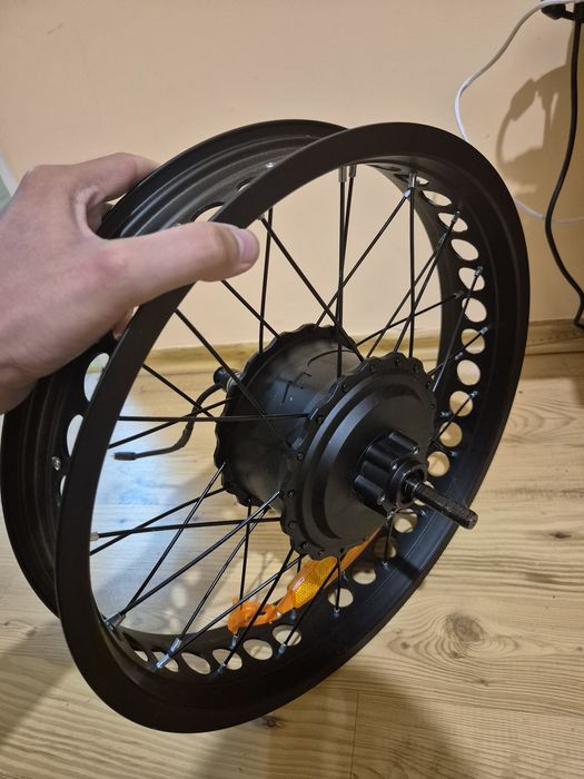 Zestaw silnik 500w + kółko 20" do fat bike-u