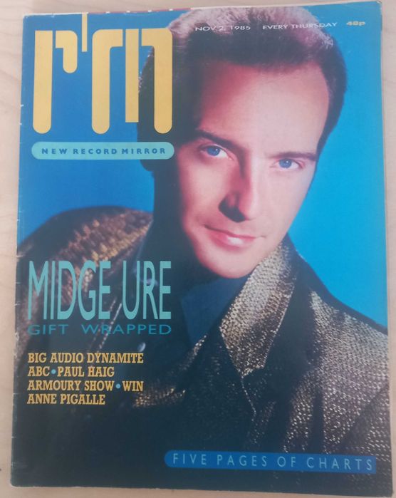 Record Mirror nº 2 [Novembro de 1985] Midge Ure Armoury Show Paul Haig