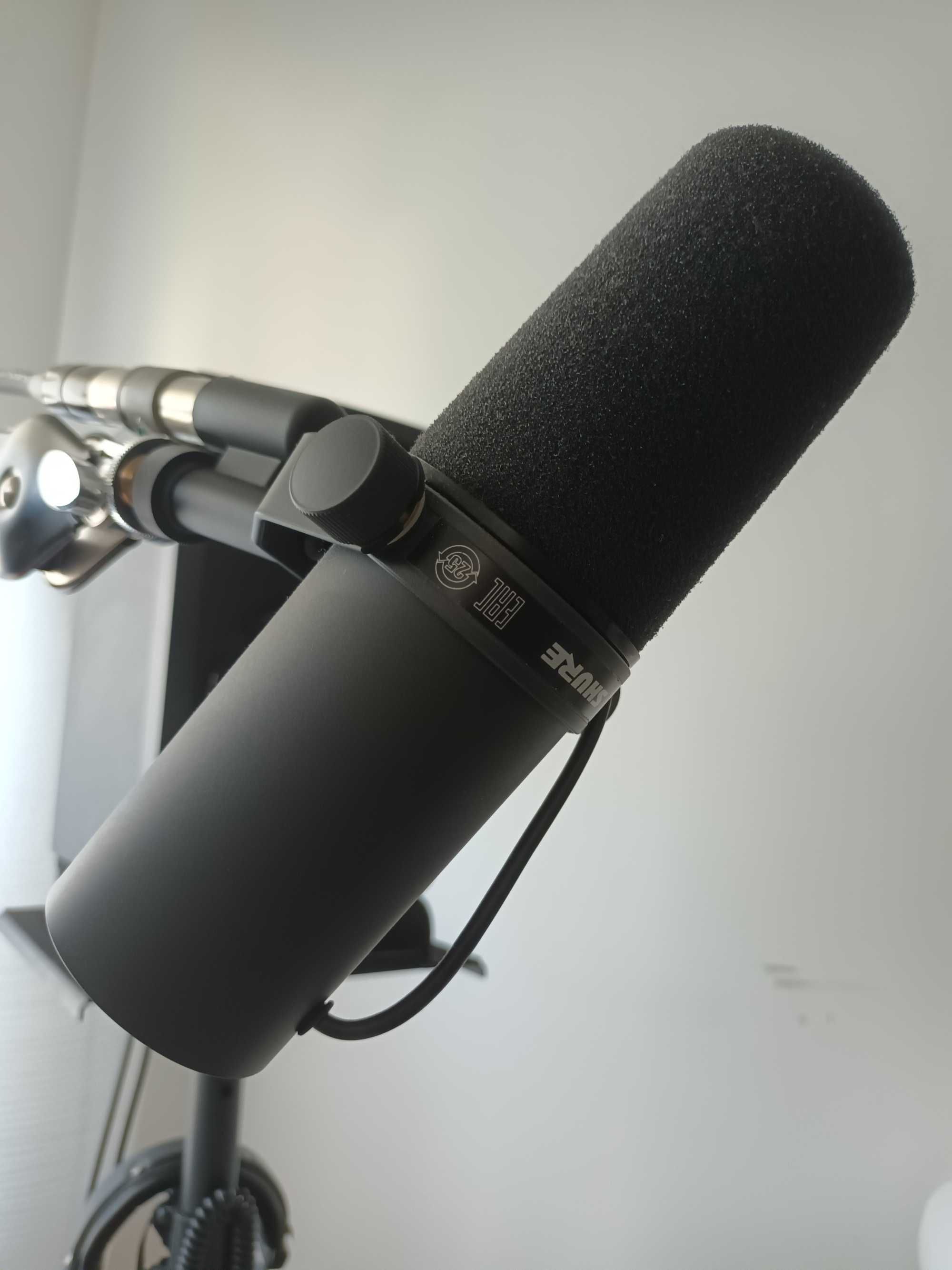 Microfone Shure SM7B + Fethead NOVOS COM GARANTIA