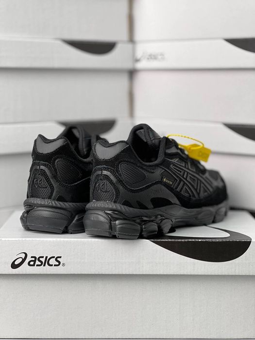 Чоловічі кросівки ASICS Gel-NYC GTX All Black чорні теплі водостійкі